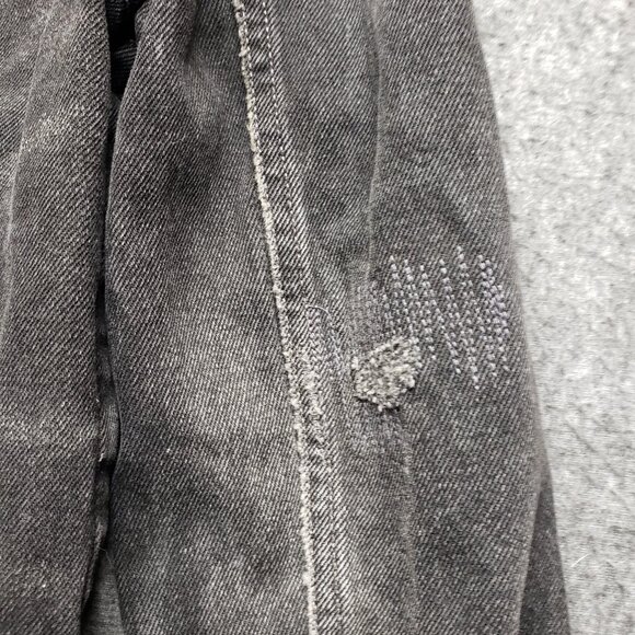 Polo Ralph Lauren Denim Supply Black Jean Jacket USA Flag Patch Vtg Women's XS - Picture 6 of 12